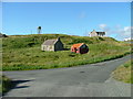 Old croft buildings at Ranais