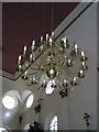TQ3380 : Chandelier within St Margaret Pattens by Basher Eyre