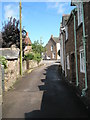 Looking up Mill Lane towards West Street