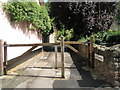 Barriers at the western end of Mill Gardens