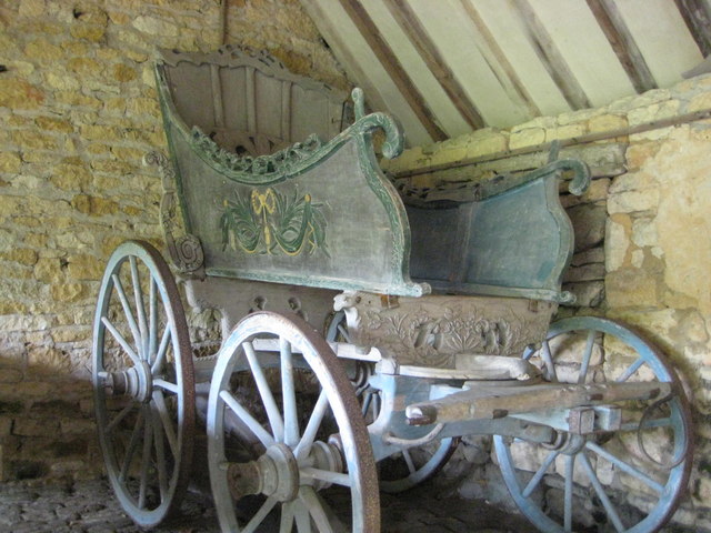 Ornate coach at Snowshill Manor