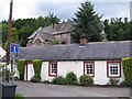 Cottage and church Tynron