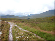 NN2851 : Looking south from the high point on the West Highland Way by bill copland