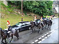 The horseguards visit Tillington at the village festival