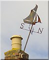 Weather vane on The Smugglers Restaurant, Newlyn