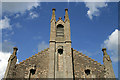 The southwest gable of Cavers Parish Church