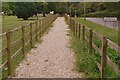 Bark path entering Hermitage