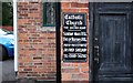 The Sacred Heart RC, Abbots Bromley, Staffs - Notice board