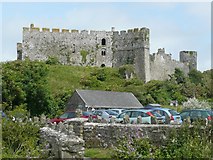 SS0697 : Manorbier Castle by Humphrey Bolton