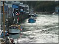 Fishing Boats by the Fish market