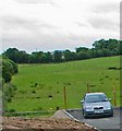 C8100 : Agricultural field meets carpark near the A6 road by C Michael Hogan