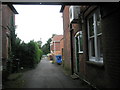 Looking along Hampton Terrace  towards the car park