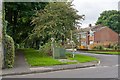 Groves Close and footpath