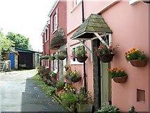 SX8178 : Pink Cottages, Bovey Tracey by Maigheach-gheal