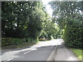 Looking south east down Crossways Road