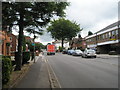 Looking up Headley Road towards the A3