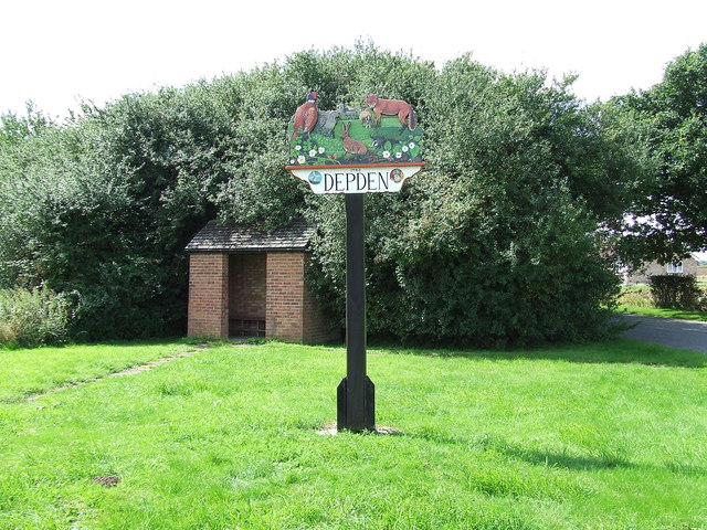 Depden village sign