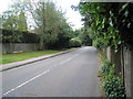 Tilford Road approaching turning for Wood Road