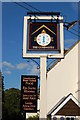 The Compasses sign Damerham Hampshire