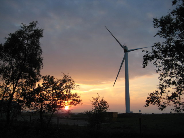 Wind turbine at Knabs Ridge
