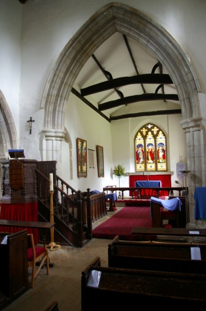 Inside St Peter's Church, Wrestlingworth