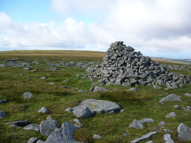 Mickle Fell Cairn - the highest point in... © Phil Catterall ...