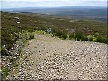 NY8322 : Moorland adjacent to track bend near White Band by Phil Catterall