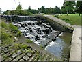 The weir on Cascade Lake, Cannon Hall