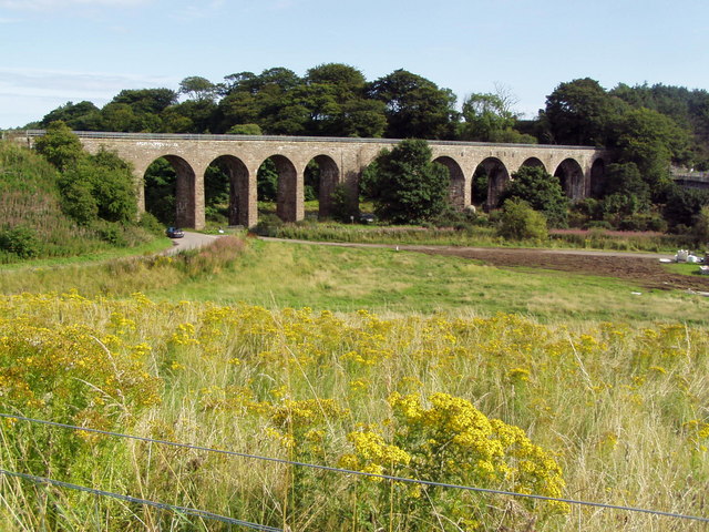 Railway Viaduct from road junction
