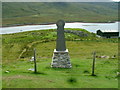 NB2816 : Commemorative stone at Ceann Shpoirt by Dave Fergusson