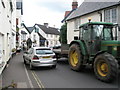 A tight squeeze in Porlock High Street