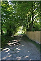 Footpath past the graveyard