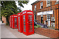 Red Telephone Boxes, Little Park Gardens, Enfield