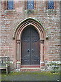 NY4756 : Our Lady and St Wilfred Church, Warwick Bridge, Doorway by Alexander P Kapp