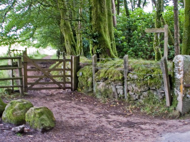 Bridleway from Natsworthy to Jay's Grave