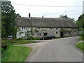 Wraxall: row of thatched cottages