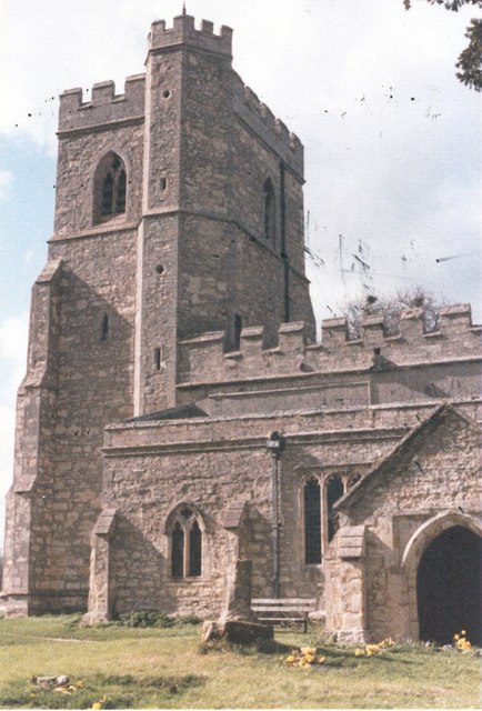 The tower of St Peter & St Paul’s, Dinton, built about 1340