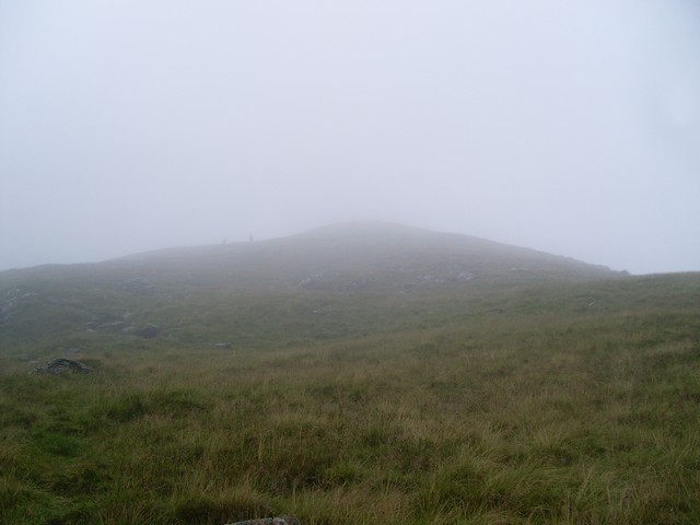 Looking up the ridge towards Beinn Ghlas
