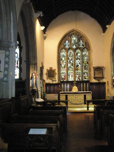 Side altar within St Peter and St Mary... © Basher Eyre cc-by-sa/2.0 ...