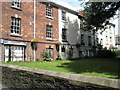 Elegant houses behind St Peter and St Mary Magdalene, Barnstaple