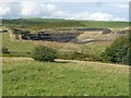 SE1904 : Clay pit near Crow Edge, Dunford by Humphrey Bolton