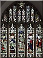 SD4983 : St Peter's Church, Heversham, Cumbria - Window by John Salmon