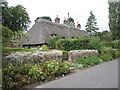 Thatched cottages in Winchester Road, Chawton