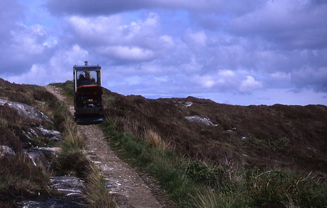The path to Ben More, South Uist