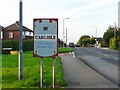 Carlisle welcome sign