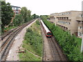 Central Line west of Hammersmith Hospital