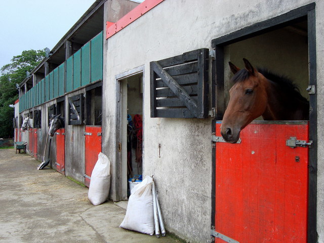 Stables at Dean's Farm, Darney © louise price :: Geograph Ireland