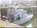 HMS Biter at Silloth inner harbour