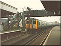 Commuters at Staines station