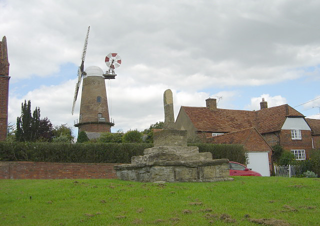 Quainton windmill and cross